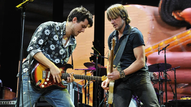 6. John Mayer With Keith Urban - Don'T Let Me Down